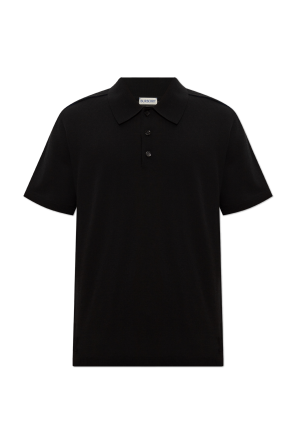 Black Polo with printed logo Versace Jeans Couture - Vitkac AS